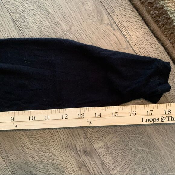 VERTIGO PARIS Blouse Women’s XL Black Side Ruching Body Con Dark Academe. - Picture 10 of 11